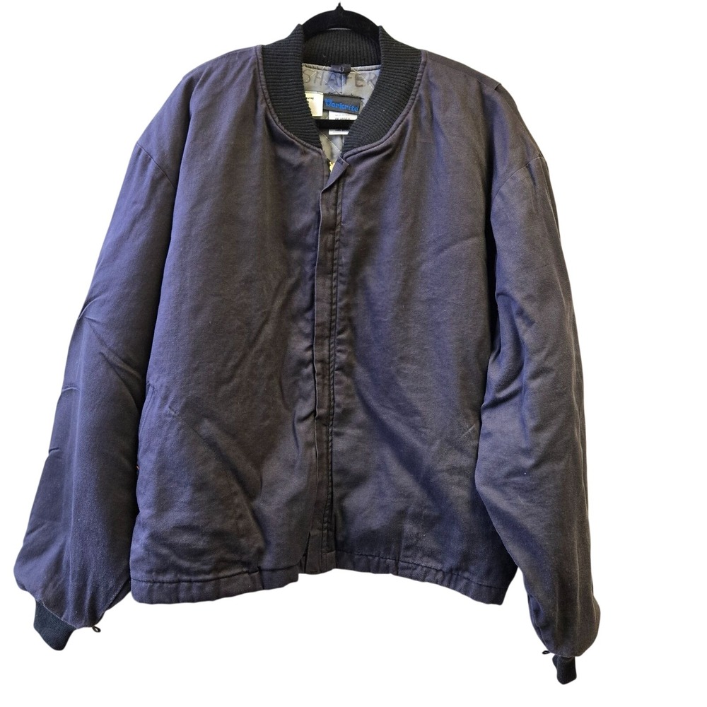 Workrite‎ FR Flame Resistant Jacket Made USA Bomber Workwear XXL